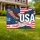 Bald Eagle American Flag 1776-2026 - USA 250 Years of Freedom Anniversary Gift for Veterans Yard Sign - 1