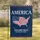 America Map Flag 250th Birthday Celebration - USA Patriotic 1776-2026 Anniversary Garden Flag - 1