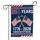 Crossed American Flags 250 Years 1776-2026 - USA 250th Semiquincentennial Pride Garden Flag - 3