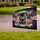 Gold 250 Emblem Patriotic American Flags - USA 250th Anniversary 1776-2026 Yard Sign - 3