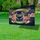 Gold 250 Emblem Patriotic American Flags - USA 250th Anniversary 1776-2026 Yard Sign - 4