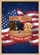 Chocolate Black Yellow Lab Puppies American Flag 1776-2026 USA 250th Anniversary Garden Flag - 6