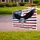 Bald Eagle American Flag Police Shield - USA 250th Anniversary Freedom & Honor 1776-2026 Yard Sign - 3