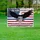 Bald Eagle American Flag Police Shield - USA 250th Anniversary Freedom & Honor 1776-2026 Yard Sign - 5