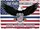 Bald Eagle American Flag Police Shield - USA 250th Anniversary Freedom & Honor 1776-2026 Yard Sign - 6