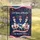 Patriotic Geese Uncle Sam USA Letters American Flag - 250 Years Freedom 1776-2026 Wilson Family Garden Flag - 5