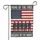 Soldier Silhouette Distressed American Flag - Home of the Free Because of the Brave 1776-2026 Garden Flag - 3