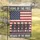 Soldier Silhouette Distressed American Flag - Home of the Free Because of the Brave 1776-2026 Garden Flag - 5