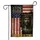 Distressed American Flag Jesus Portrait - Patriotic Pledge 1776-2026 USA 250th Anniv Garden Flag - 3