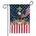 Bald Eagle American Flag Golden Cross 1776-2026 - USA 250th Anniversary Patriotic Garden Flag - 3