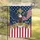 Bald Eagle American Flag Golden Cross 1776-2026 - USA 250th Anniversary Patriotic Garden Flag - 5