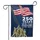 Soldiers Raising American Flag - USA 250th Anniversary Semiquincentennial (1776-2026) Garden Flag - 3
