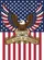 Bald Eagle American Flag 1776-2026 - USA 250 Years of Freedom Anniversary Gift for Veterans Garden Flag - 6