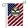 Bald Eagle Freedom Flag 1776-2026 - USA 250th Anniversary Patriotic Rose Design Garden Flag - 3