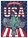 USA Flag Statue of Liberty Stars Stripes Cityscape Ferris Wheel 250th Anniversary Garden Flag - 6