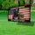 Black German Shepherd American Flag Military 1776-2026 - 250th Anniversary In Honor of Service Yard Sign - 4