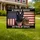 Black German Shepherd American Flag Military 1776-2026 - 250th Anniversary In Honor of Service Yard Sign - 1