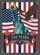 Statue of Liberty Bald Eagle American Flag 1776-2026 - USA 250th Anniversary Garden Flag - 6