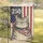 Vintage Tabby Cat American Flag Paw Prints 250th Anniversary (1776-2026) Gift Garden Flag - 5