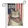 Vintage Tabby Cat American Flag Paw Prints 250th Anniversary (1776-2026) Gift Garden Flag - 3