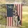 German Shepherd Dog American Flag 250th Anniversary Paw Print Patriot Art for Veterans Garden Flag - 5