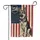 German Shepherd Dog American Flag 250th Anniversary Paw Print Patriot Art for Veterans Garden Flag - 3