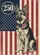 German Shepherd Dog American Flag 250th Anniversary Paw Print Patriot Art for Veterans Garden Flag - 6