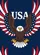 Bald Eagle USA American Flag Patriotic - National Pride Gift for Veterans & Fathers Garden Flag - 6