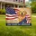 Golden Retriever American Flag 1776-2026 "We the People" USA 250th Anniversary Patriotic Yard Sign - 1