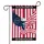 Bald Eagle American Flag Cross 1776-2026 - USA 250th Anniversary Gift for Veterans Garden Flag - 3
