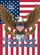 Bald Eagle American Flag 1776-2026 We The People - USA 250th Anniversary Patriotic Gift for Veterans Garden Flag - 6