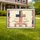 American Flag Cross 1776-2026 - 250 Years of America Patriotic Anniversary Commemoration Yard Sign - 1