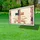 American Flag Cross 1776-2026 - 250 Years of America Patriotic Anniversary Commemoration Yard Sign - 4