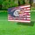 Bald Eagle American Flag USA Map - 250 Years of America 1776-2026 Patriotic Art Yard Sign - 4