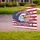 Bald Eagle American Flag USA Map - 250 Years of America 1776-2026 Patriotic Art Yard Sign - 3