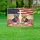 Labrador Dogs American Flag Cross - USA 250th Anniversary Faith & Freedom (1776-2026) Yard Sign - 5