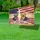 Labrador Dogs American Flag Cross - USA 250th Anniversary Faith & Freedom (1776-2026) Yard Sign - 4