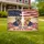 Labrador Dogs American Flag Cross - USA 250th Anniversary Faith & Freedom (1776-2026) Yard Sign - 1