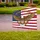 Bald Eagle American Flag 1776-2026 - USA 250 Years of Freedom Anniversary Yard Sign - 3