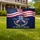 American Flag Cross 1776-2026 - USA 250th Anniversary Independence Day Blessing Yard Sign - 1