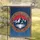 American Mountain Landscape Circular Emblem - Patriotic USA 250th Anniversary 1776-2026 Garden Flag - 5