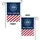 America 250th Anniversary 1776-2026 Emblem Golden Age Stripes Patriotic Celebration Garden Flag - 4