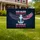Bald Eagle American Flag Cross - God Bless America 250th Anniversary (1776-2026) Yard Sign - 1