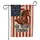Betsy Ross Flag & Chestnut Horse - USA 250th Anniversary 1776-2026 Patriotic Art for Dads Garden Flag - 3