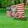 Patriotic Cat American Flag 250th Anniversary Paw Print 1776-2026 - Cat Lover Gift Yard Sign - 4