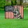 Distressed German Shepherd Paw Print Flag - USA 250th Anniversary 1776-2026 Patriotic Yard Sign - 5