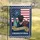 Black Labrador Dog American Flag Statue Liberty Eagle 1776-2026 USA 250th Anniversary Garden Flag - 5