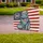Majestic Fluffy Cat Distressed American Flag 1776-2026 - USA 250th Anniversary Yard Sign - 3