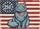 Majestic Fluffy Cat Distressed American Flag 1776-2026 - USA 250th Anniversary Yard Sign - 6