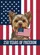 Yorkshire Terrier Betsy Ross Flag - 1776-2026 USA 250 Years of Freedom Celebration Garden Flag - 6